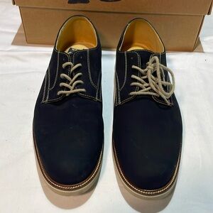 Men's 1901 Carson Navy Nubuck Leather Oxford Shoe Size 10.5